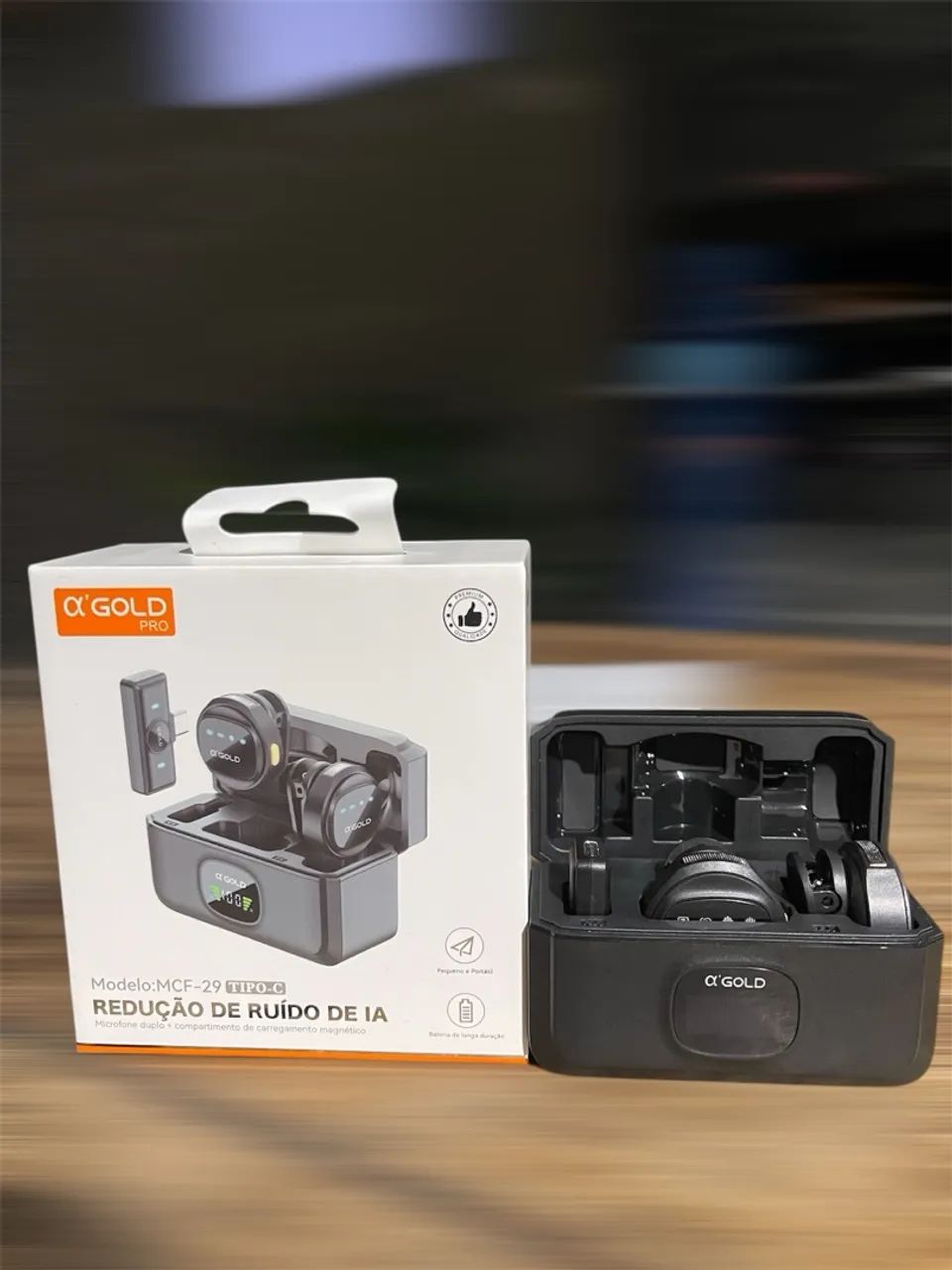 Microfone de lapela Anti Ruído !