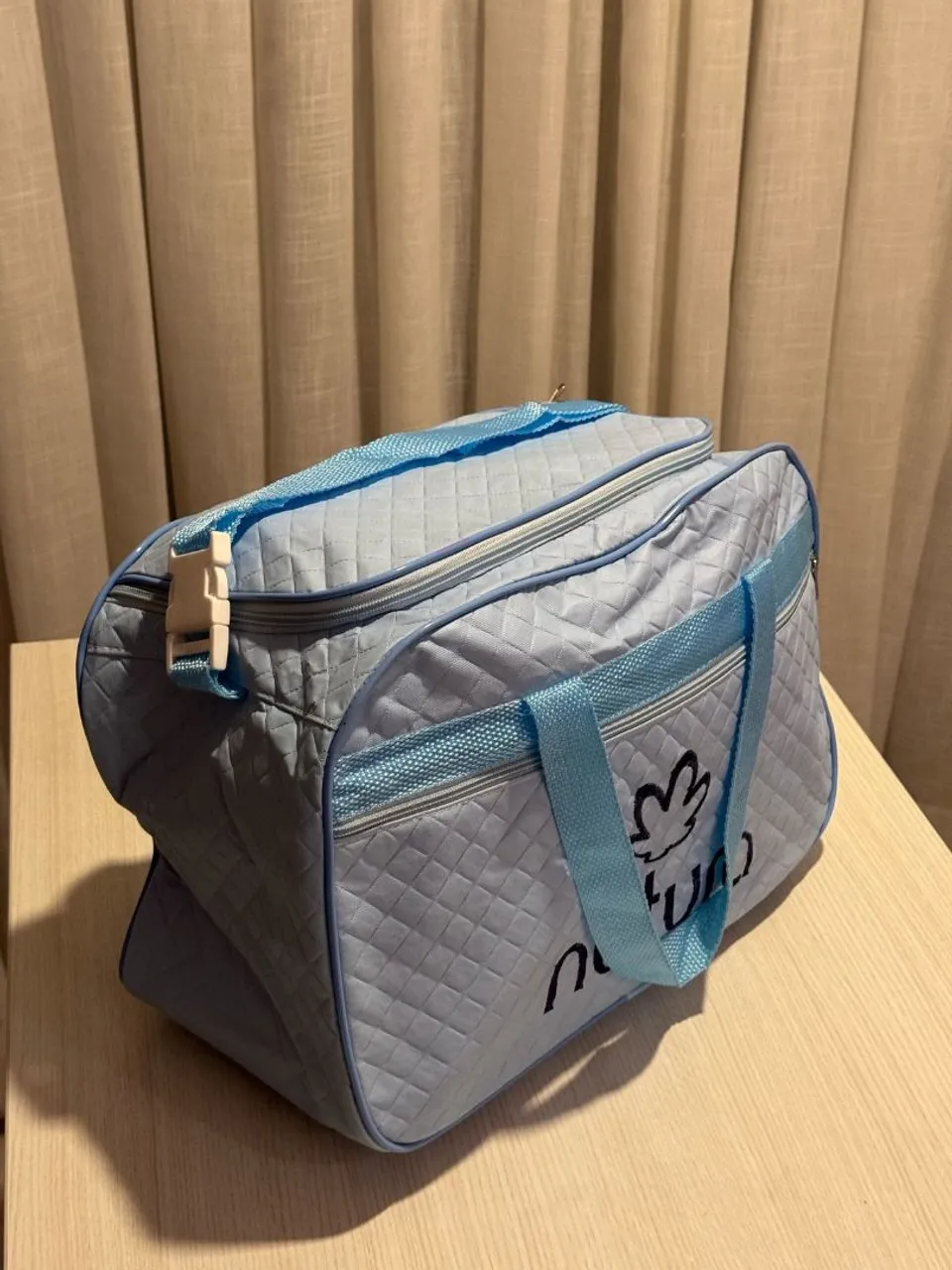 Bolsa de maternidade azul