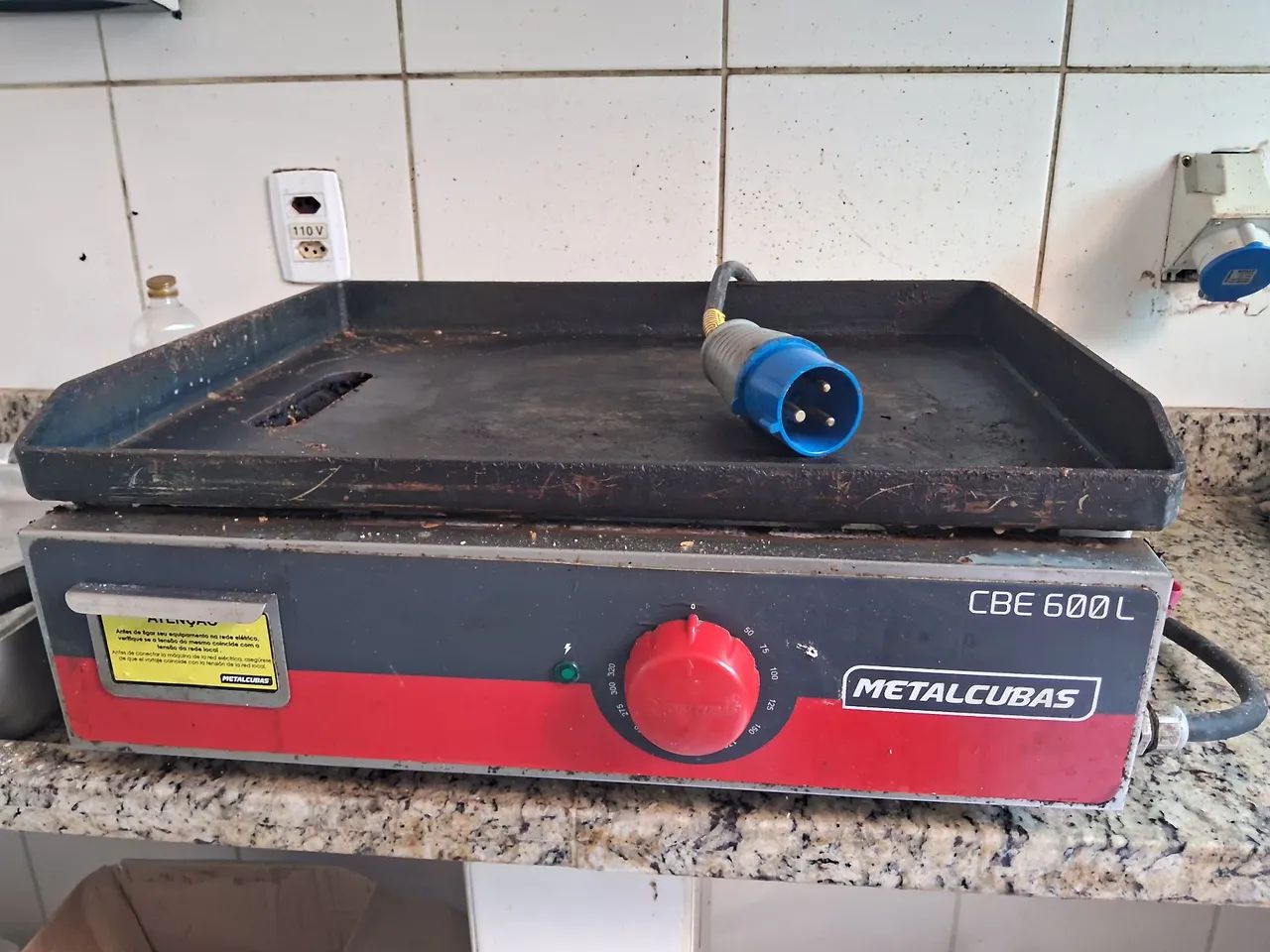 Chapa Elétrica Metalcubas CBE 600L