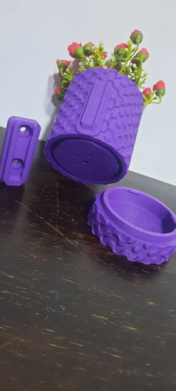 Vaso cachepo com texturas em Impressão 3D.  - Foto 2