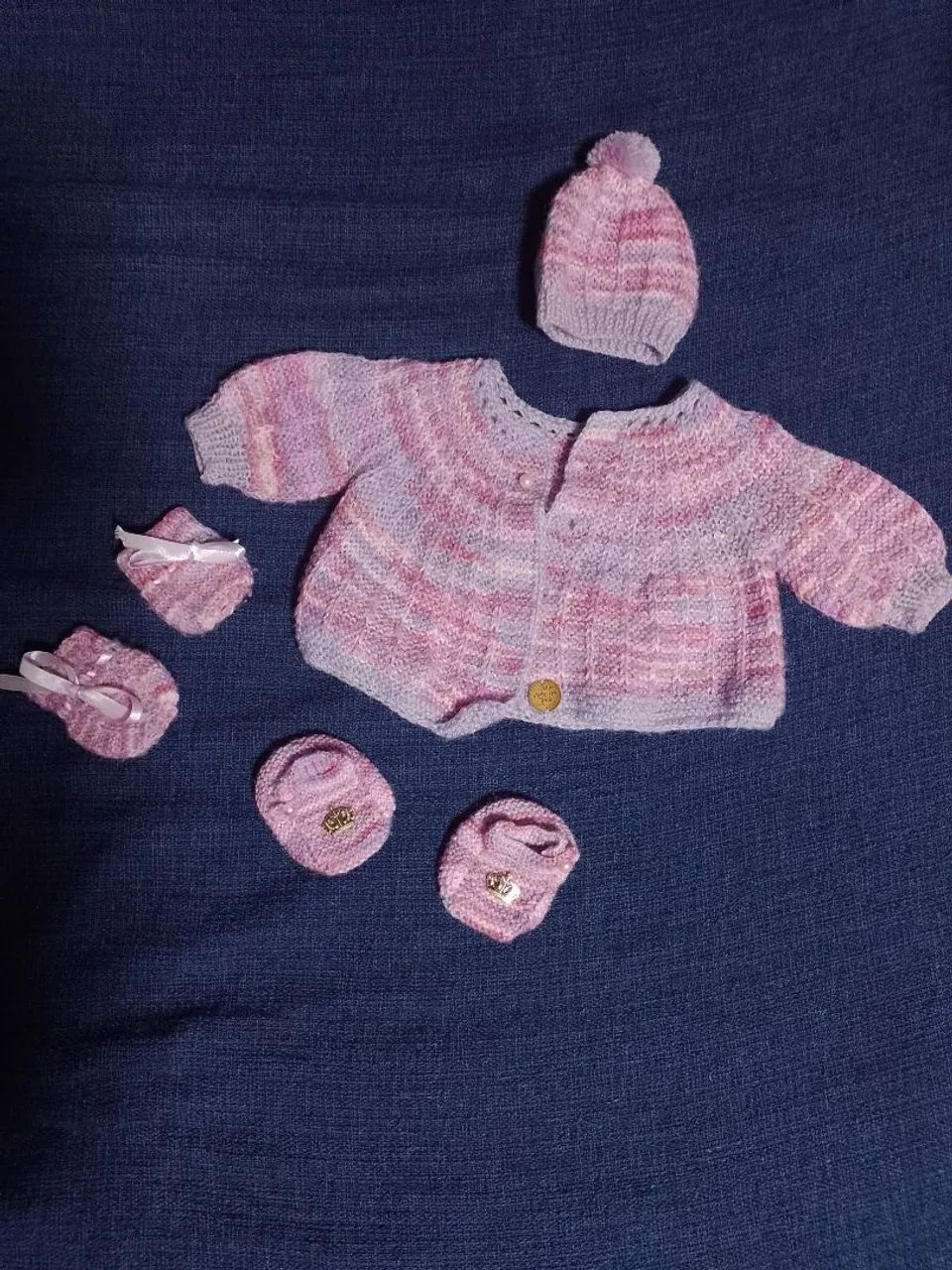 Kit Tricot/tricô de Bebê / roupa de bebê 