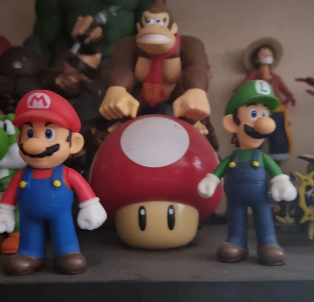 Coleçao Mário Figure Nintendo 5 personagens 