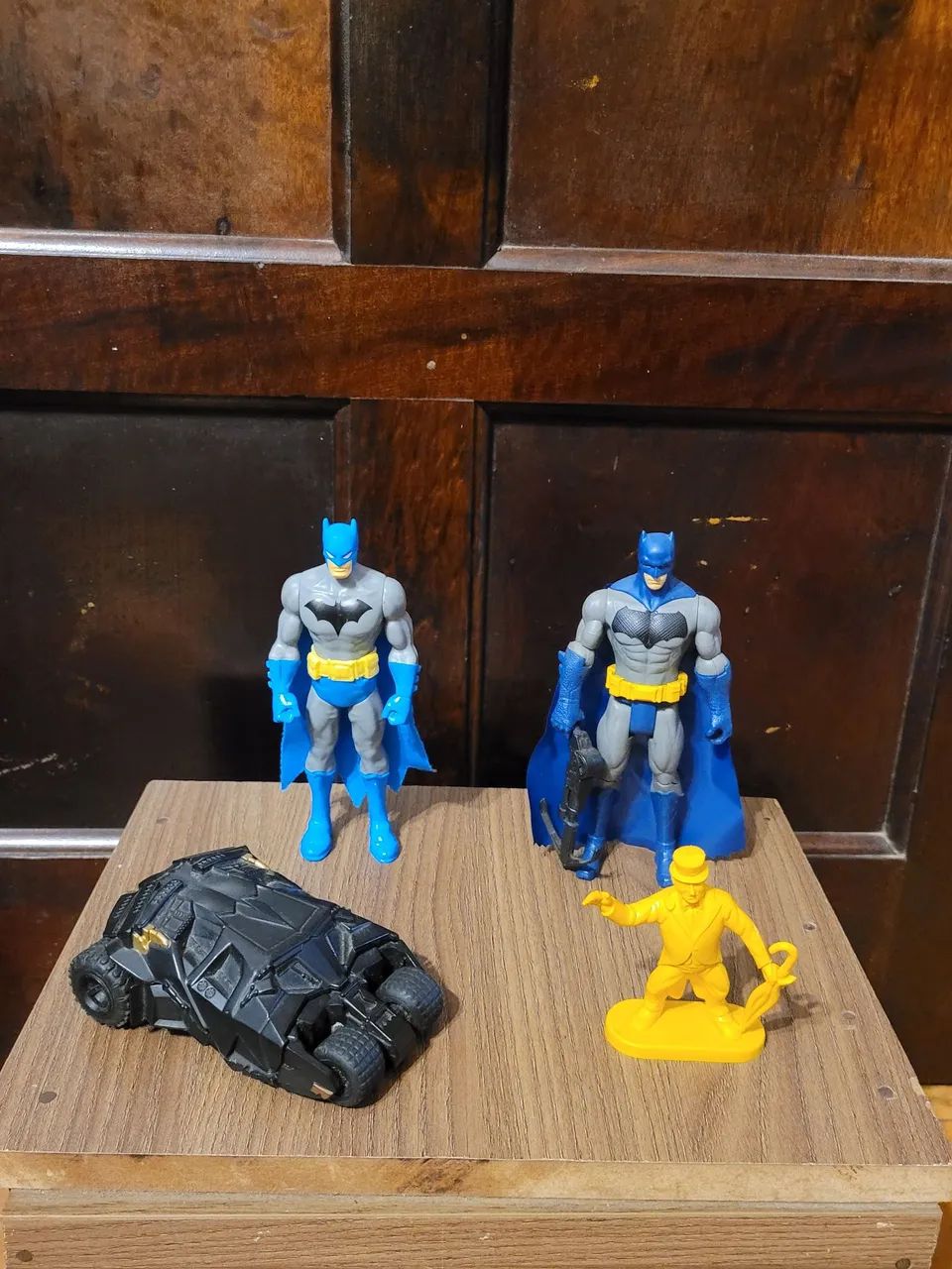 Batman/Joker Figurine Lot by Gulliver/Batmobile Toy Car