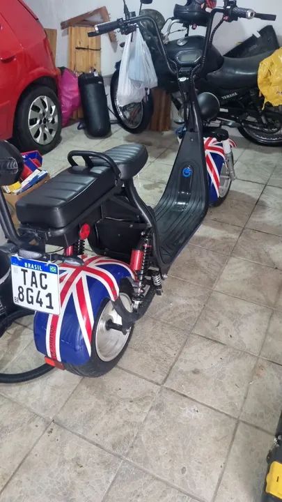 Scooter Elétrica shansu tx1 - zero km - ac troca - Foto 2