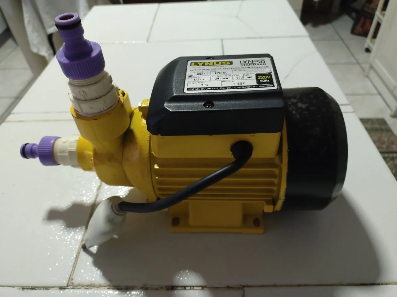 Motobomba Periférica Lynus LYN-50 - Usada
