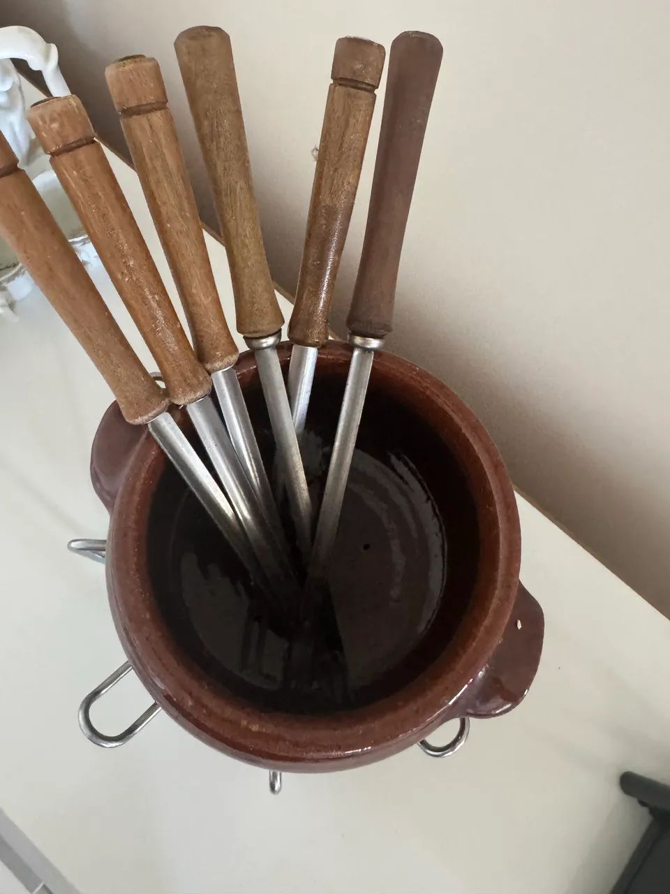 Panela de fondue com réchaud  - Foto 3