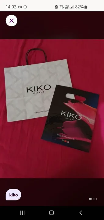 Kit sacolas kiko