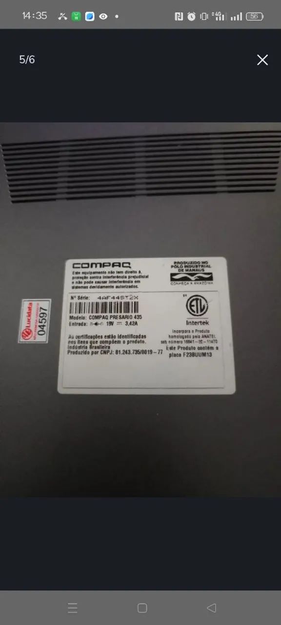 Notebook Compaq - Foto 2