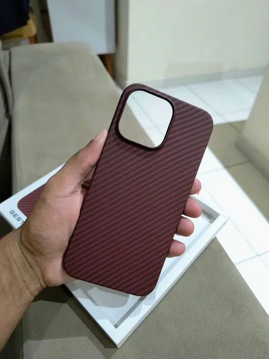 Capas "fibra de carbono" iPhone 14 pro Max 15 pro max - Foto 2