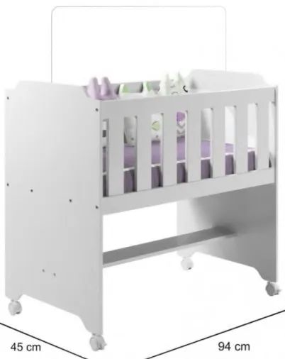 Mobilia Móveis  MINI BERÇO COM COLCHÃO -direto da fabrica - Foto 2