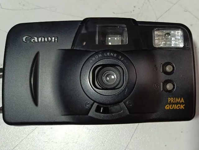 camera fotografica analógica canon PRIMA QUICK funcionando