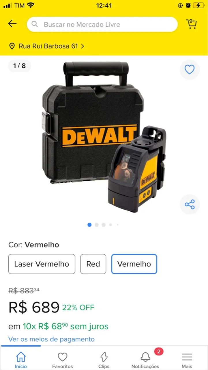 Nível a Laser Dewalt - Novo