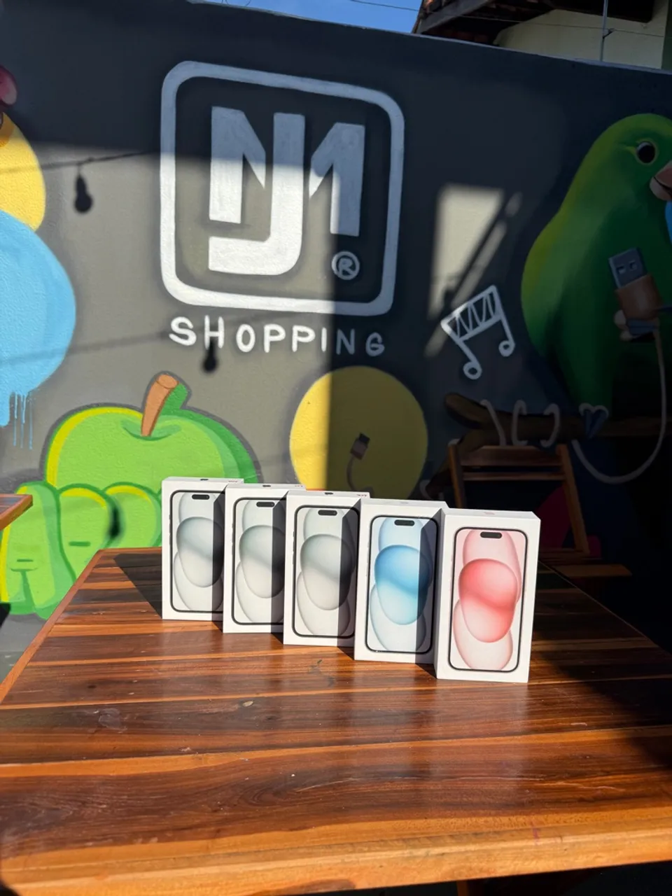 iPhone 15 128GB - Preto, Azul ou Rosa | Com Nota e Garantia | Loja Física em Palmas