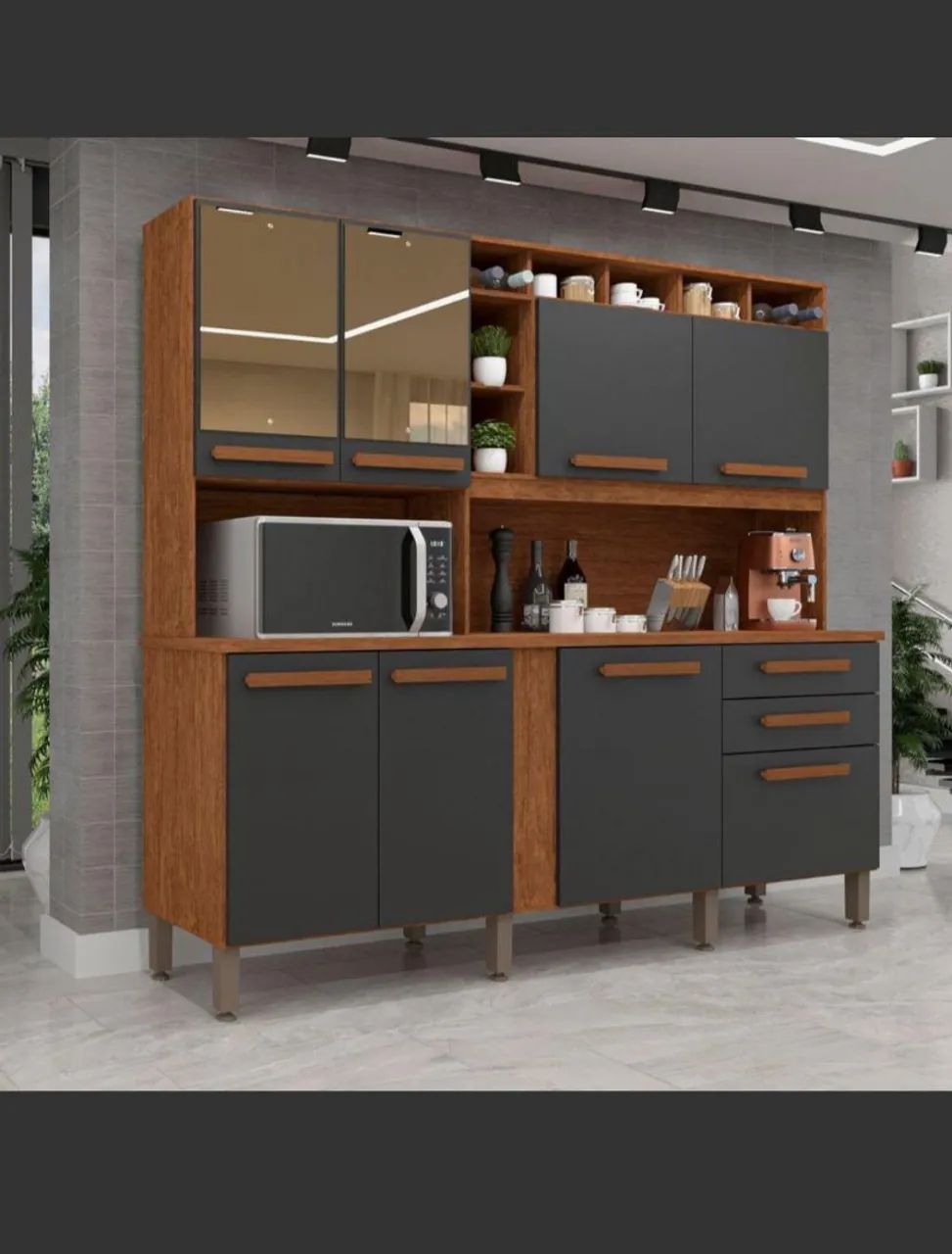 Cozinha nova espelhada 