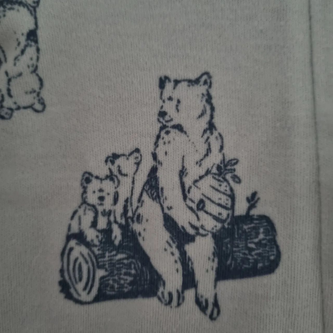 Macacão Bebê Urso da marca Carters - Tamanho RN - Foto 3