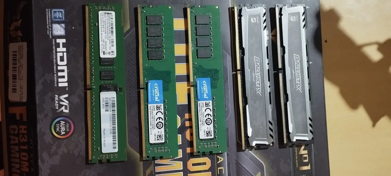Vendo Lote de Memórias DDR4