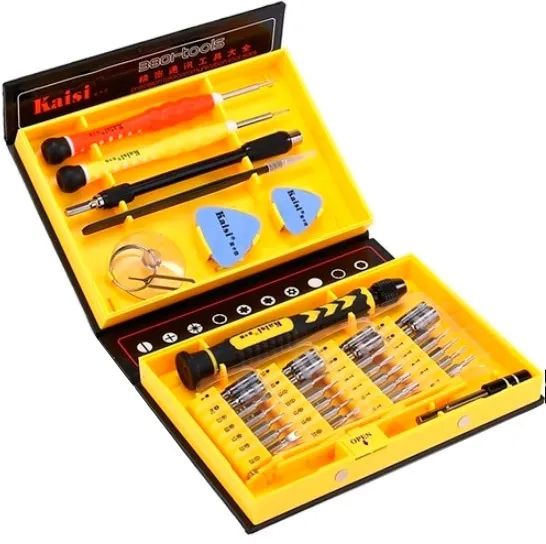 Conjunto de Chave de Fenda Magnética 38 Em 1 para Consertos de Smartphones e Notebooks