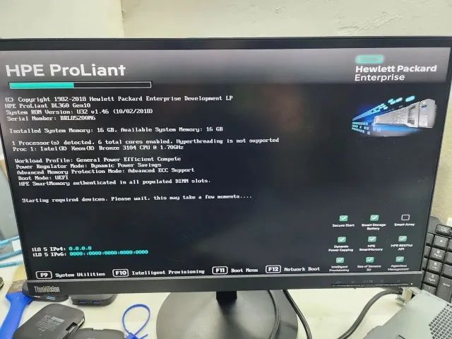 Servidor HP ProLiant DL360  novo