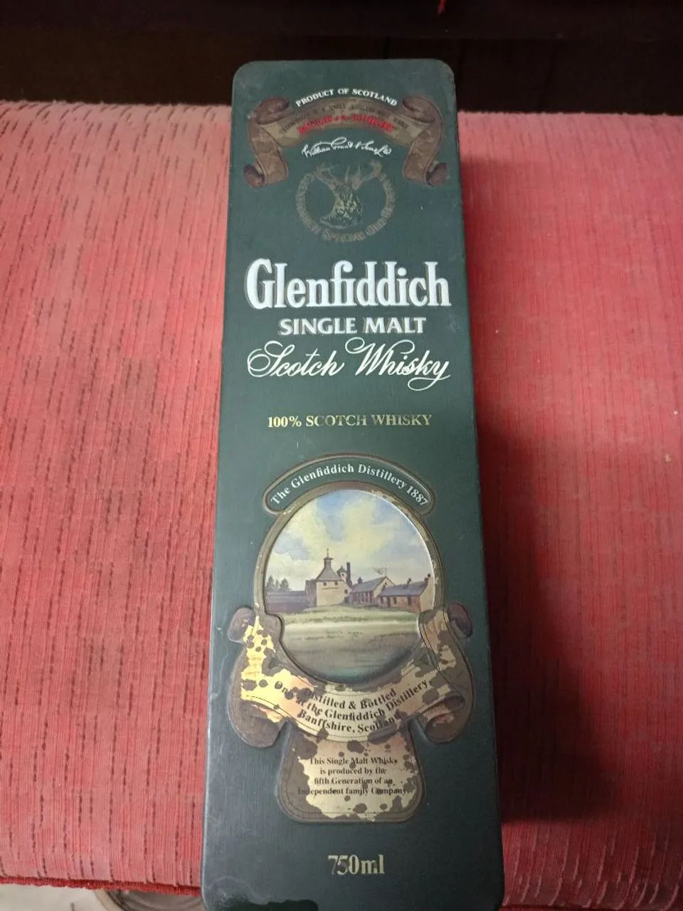 Lata antiga Glenfiddich Single Malt Scotch Whisky - Foto 4