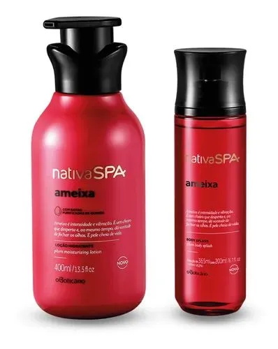 Kit Nativa SPA Ameixa - Loção Hidratante + Body Splash