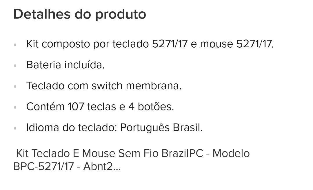 Kit teclado e mouse s/fio brazilpc modelobpc preto e azul - Foto 4