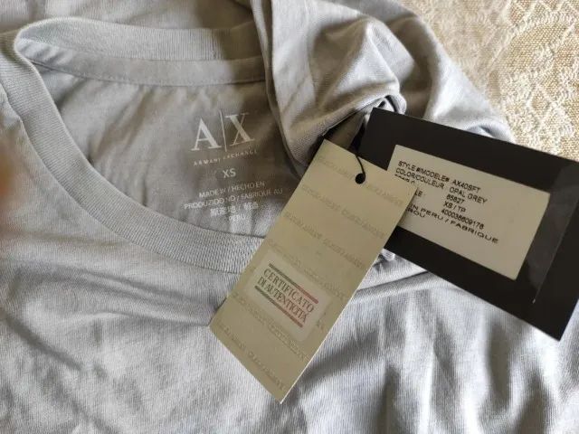 Camisa Armani Exchange Peruana Cotton Pima - Foto 5