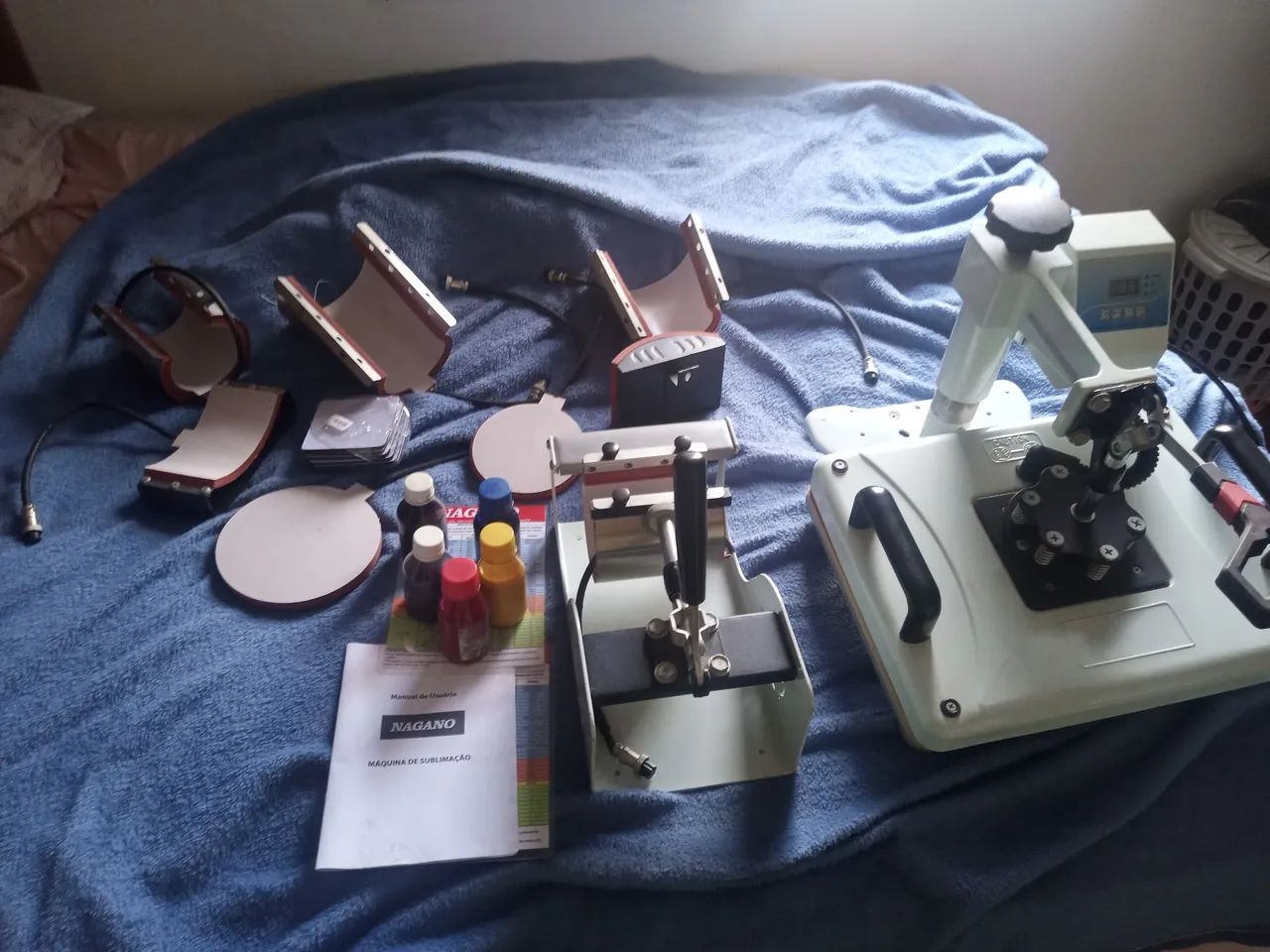 Máquina de Estampar 8 em 1 Nova e completo Aceita cartão  - Foto 2
