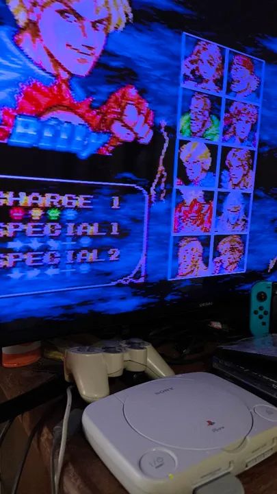 PSone com 5 jogos e 1 controle. - Foto 5