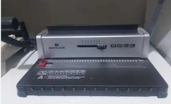 Encadernadora Perfuradora Conjugada Furo Quadrado64316275506690120