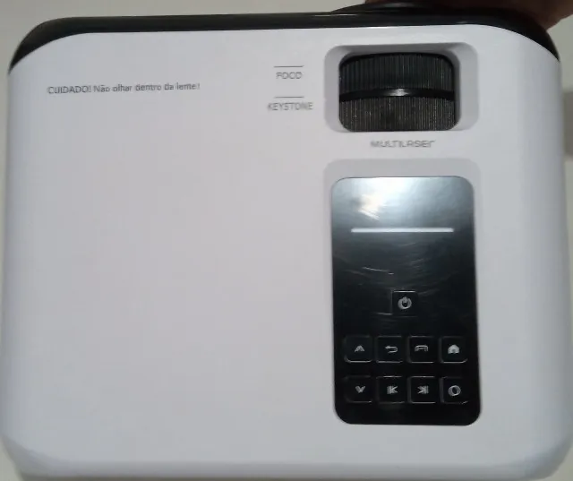 Projetor portátil Multi Smart Screen Linux com função 2200 lumens - PJ003