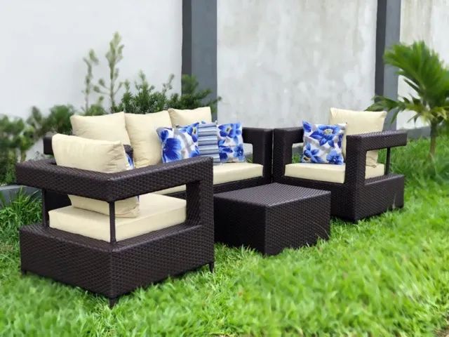 Conjunto Sofá Califórnia com 5 Lugares.