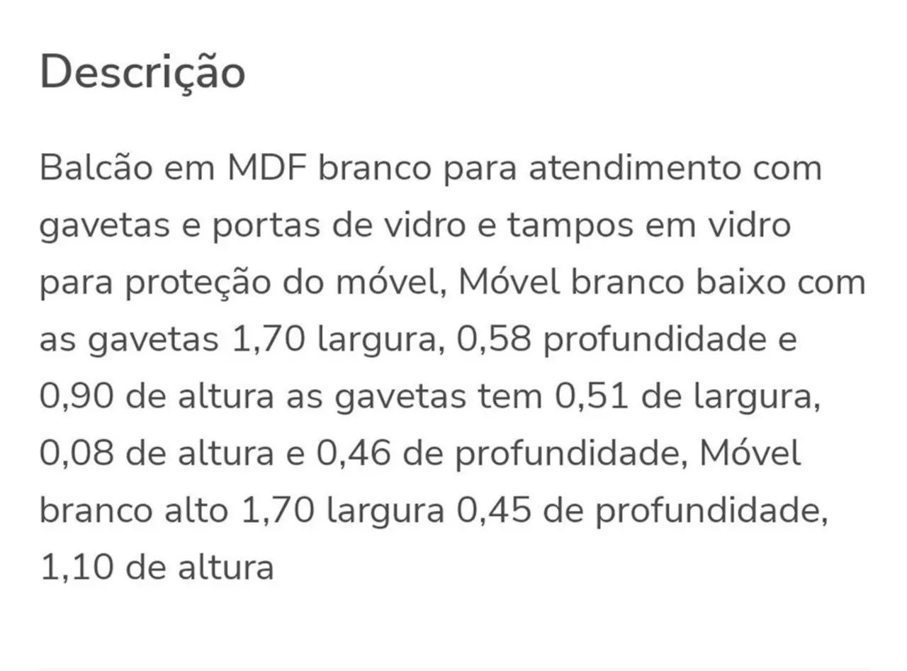 Balcão + móvel para embalar Comercial com Vidro para proteção  - Foto 4