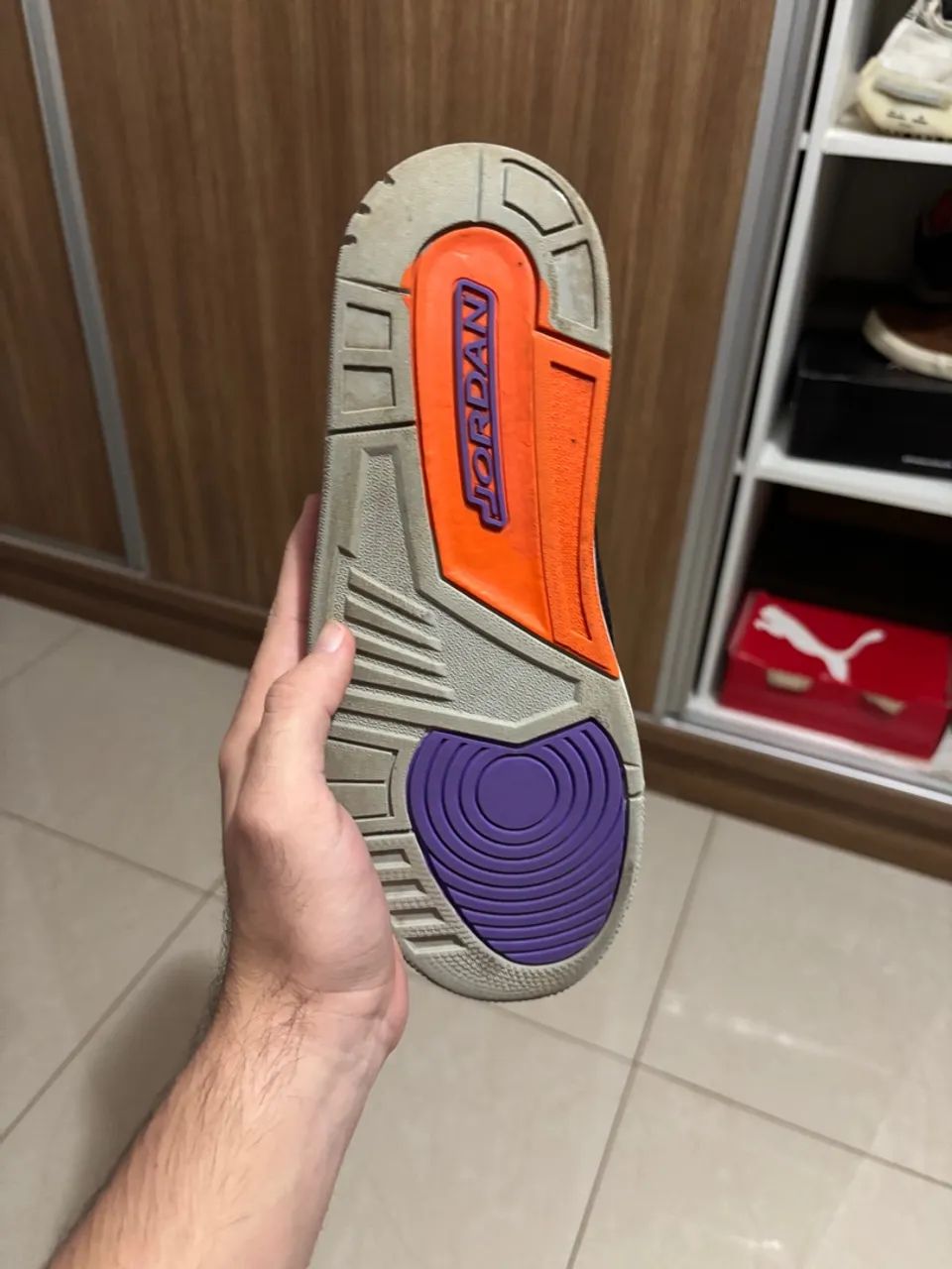 Air Jordan 3 court purple N°40 - Foto 3