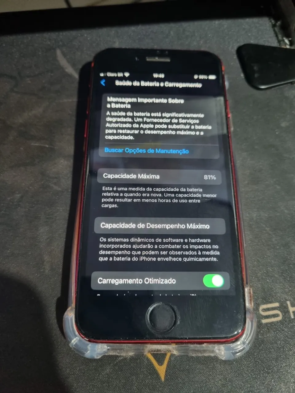 iPhone SE Vermelho