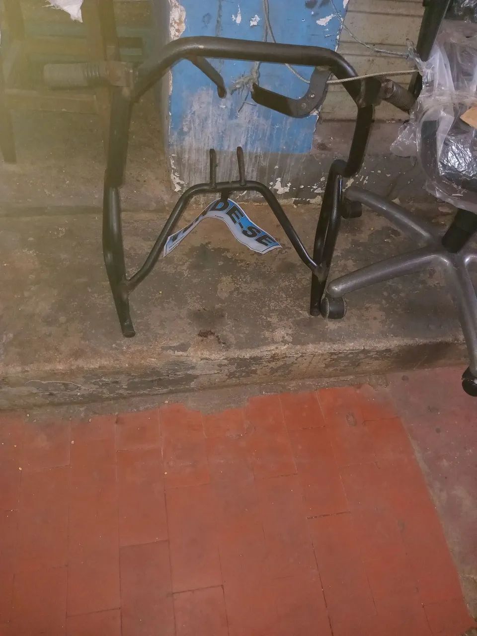 Mata cachorro pra motocicleta protetor de carengem  ( BROS) - Foto 4