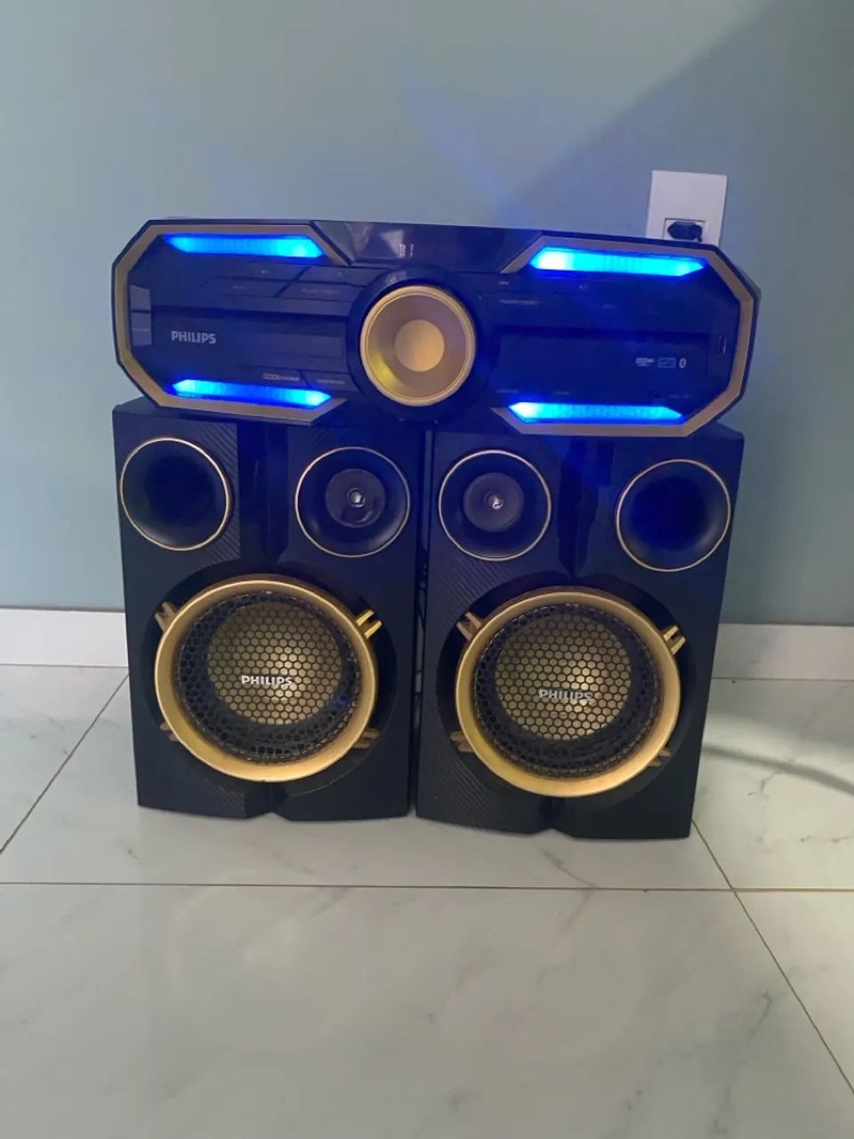 Som Philips com 2 caixas acústicas - Foto 5