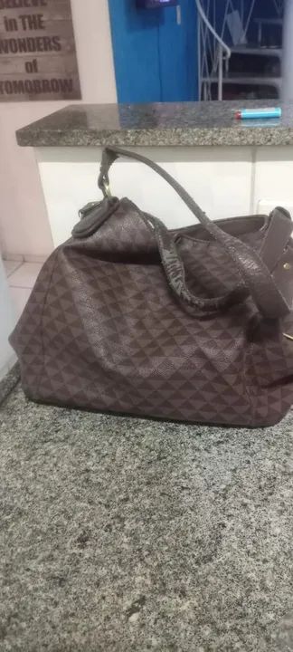 Bolsa de Ombro Marrom