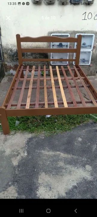 Cama de casal madeira pura  - Foto 3