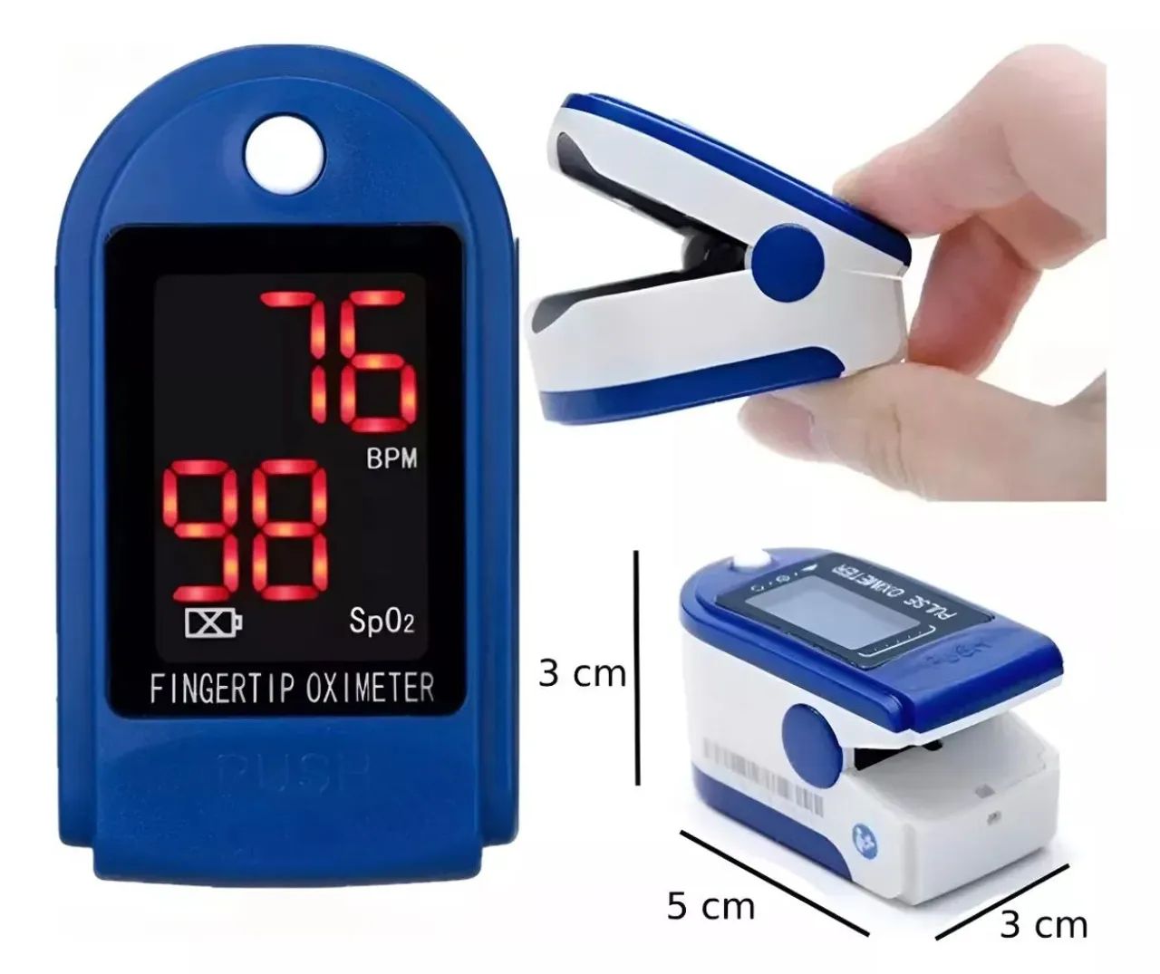 Kit de saúde completo para bebê - Termômetro, Oxímetro e Monitor de pressão! - Foto 2