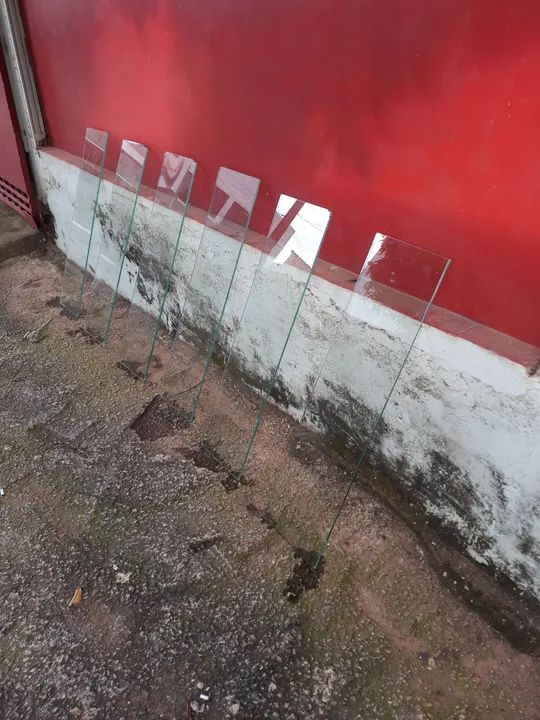 Vidros para prateleiras de parede!