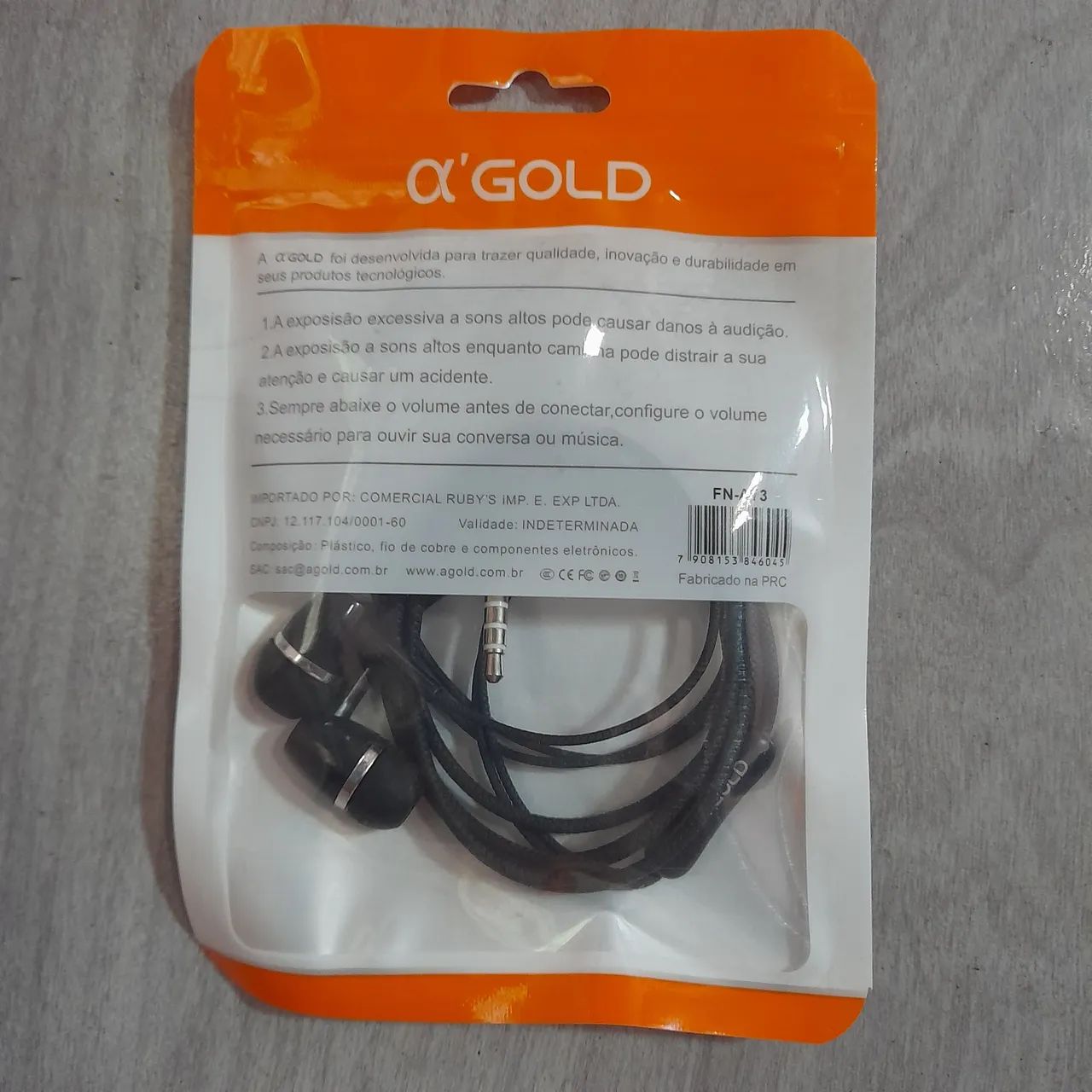 Fone de Ouvido Intra Auricular a'Gold - Foto 2