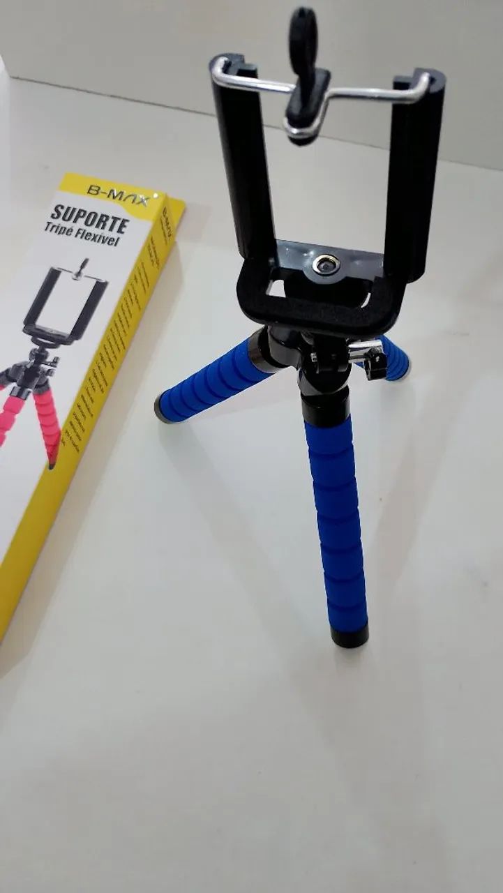 Tripé 20cm flexível para celular ou câmera  - Foto 3