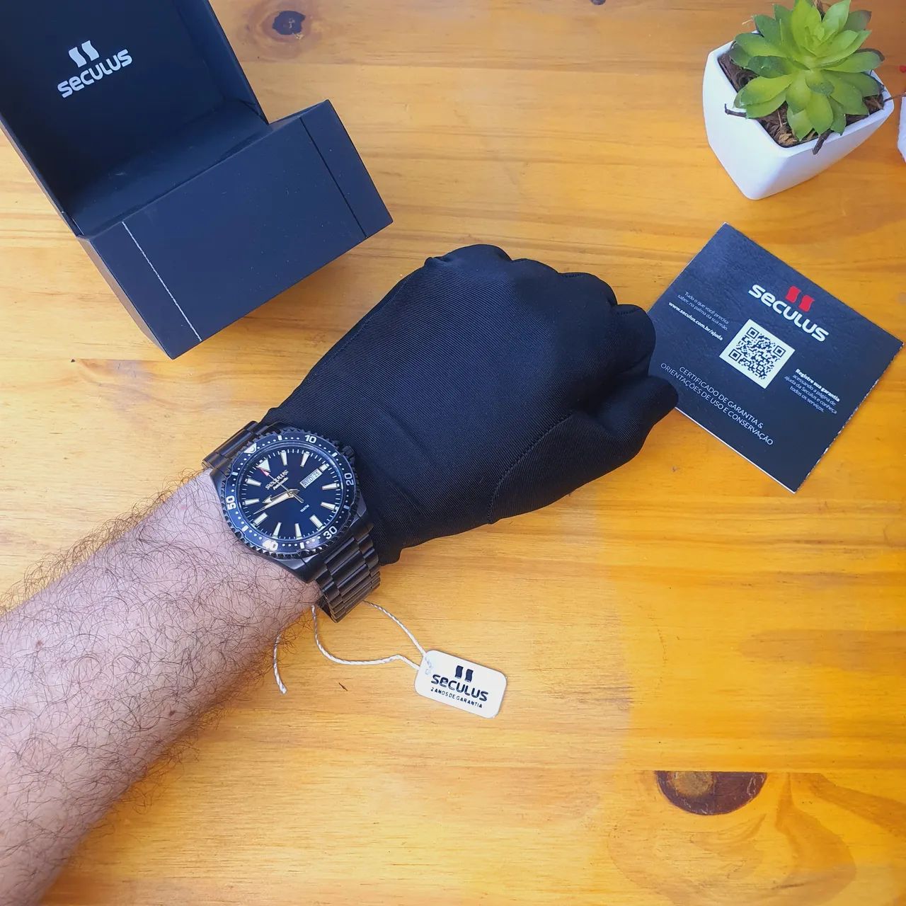 Seculus Diver 42mm All black automático - Hobbies e coleções