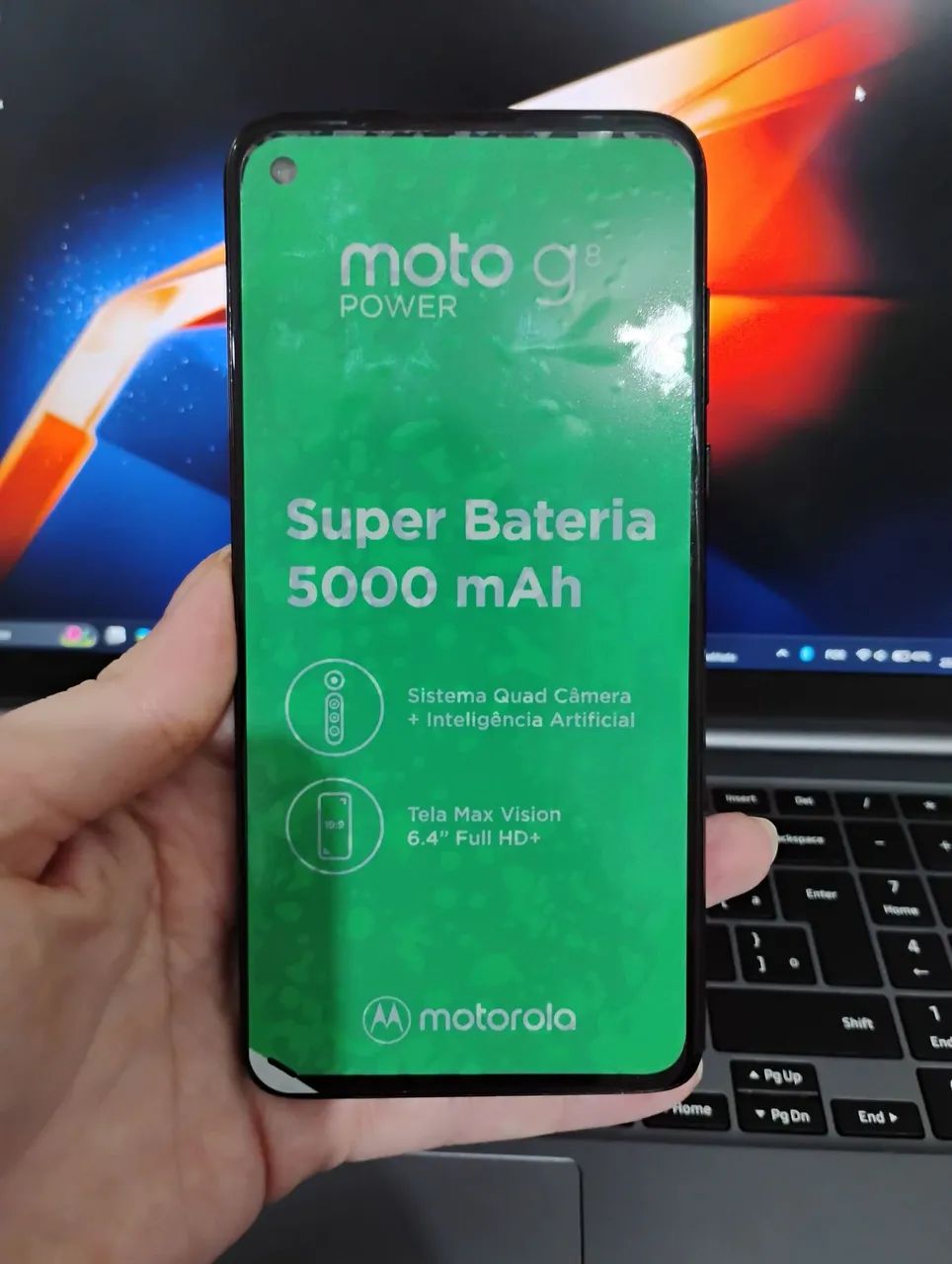 Moto G8 Power 64gb Preto | Android 11  - Foto 3