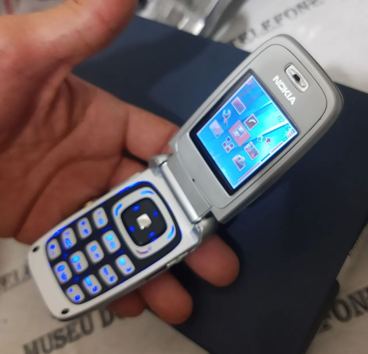 Nokia 6103 celular antigo Flip RELIQUIA lindo funcionando  - Foto 4