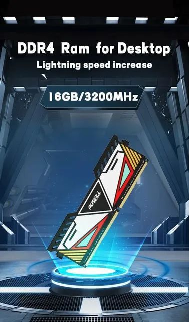 Memória Ram Desktop puskill 16GB DDR4 3200mhz - Foto 2