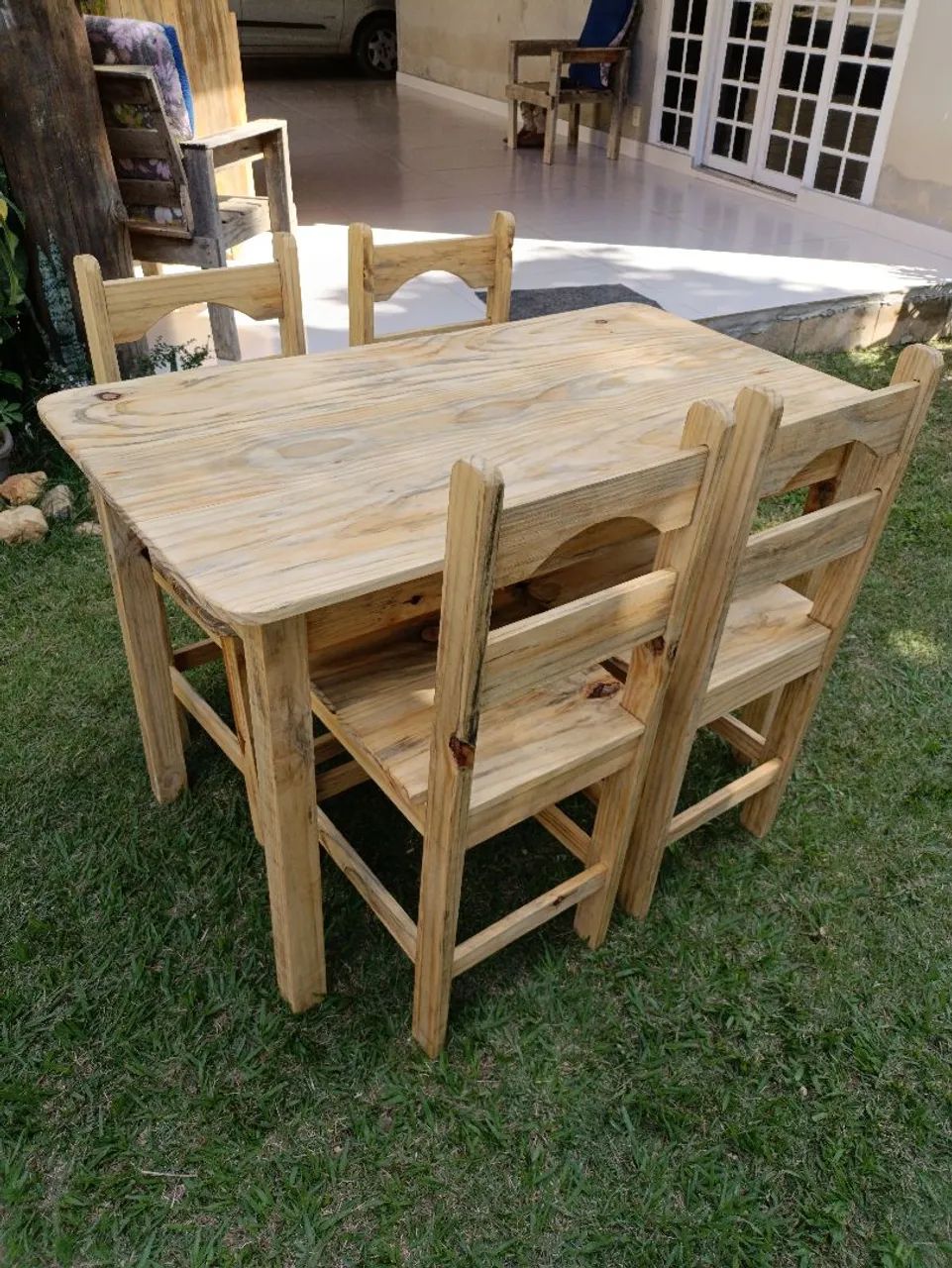 Jogo de mesa 1,20x0,70 - Foto 3