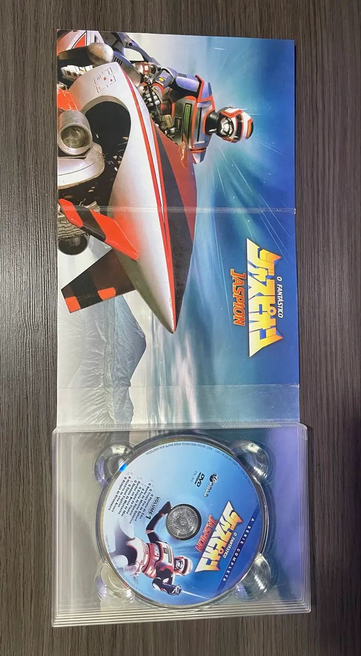 Jaspion box dvd serie completa original + BRINDE - DVD, Blu-Ray e