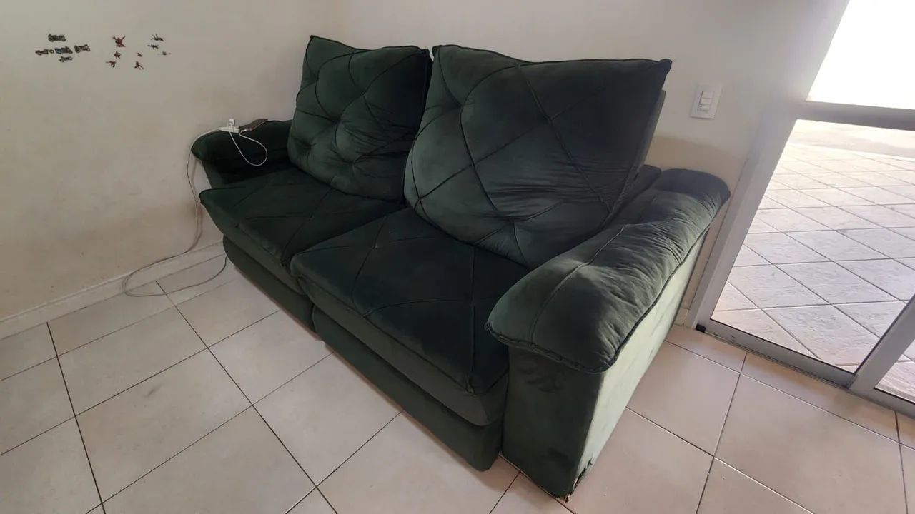 Sofá retrátil 4 lugares