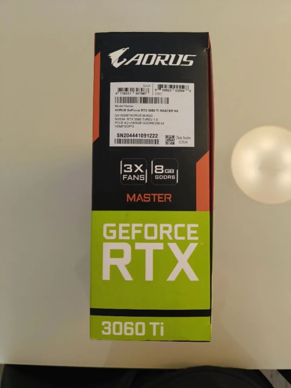 Placa de Vídeo Gigabyte AORUS GeForce RTX 3060 Ti MASTER 8GB - Foto 5